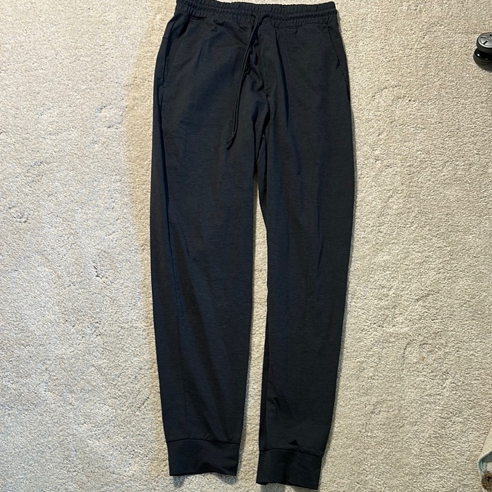 Men's Charcoal Gray Uniqlo Jogger Pants